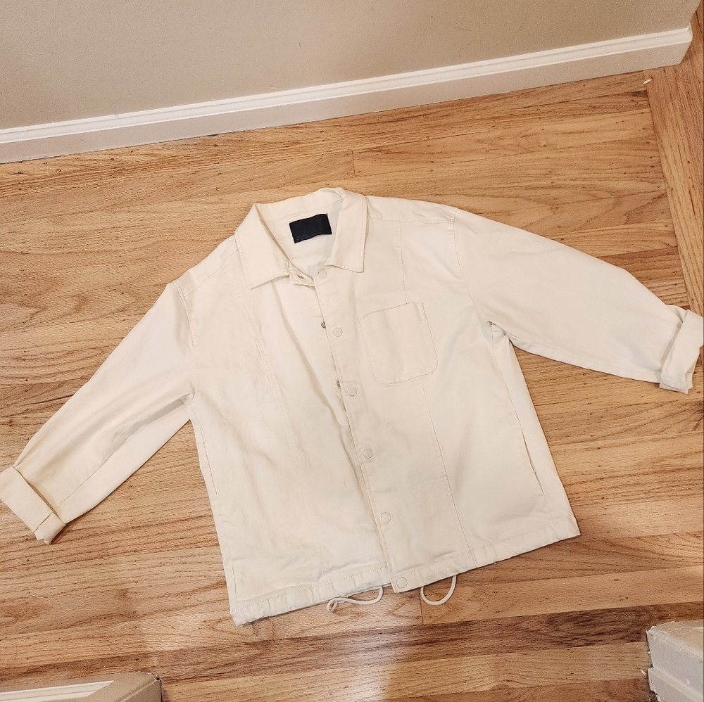 Cream Button-Up Jacket